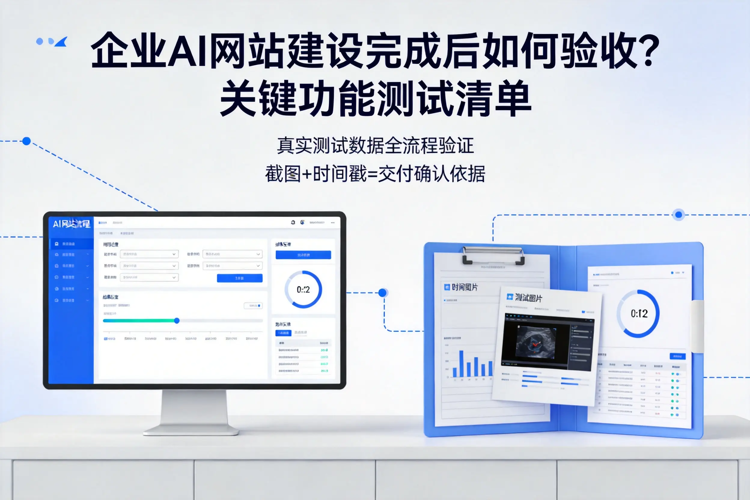 眉山企业AI网站建设完成后如何验收？关键功能测试清单